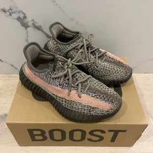 Yeezy Boost 350 V2, Ash Stone, size 4 Men’s, equivalent to size 5.5 Women’s